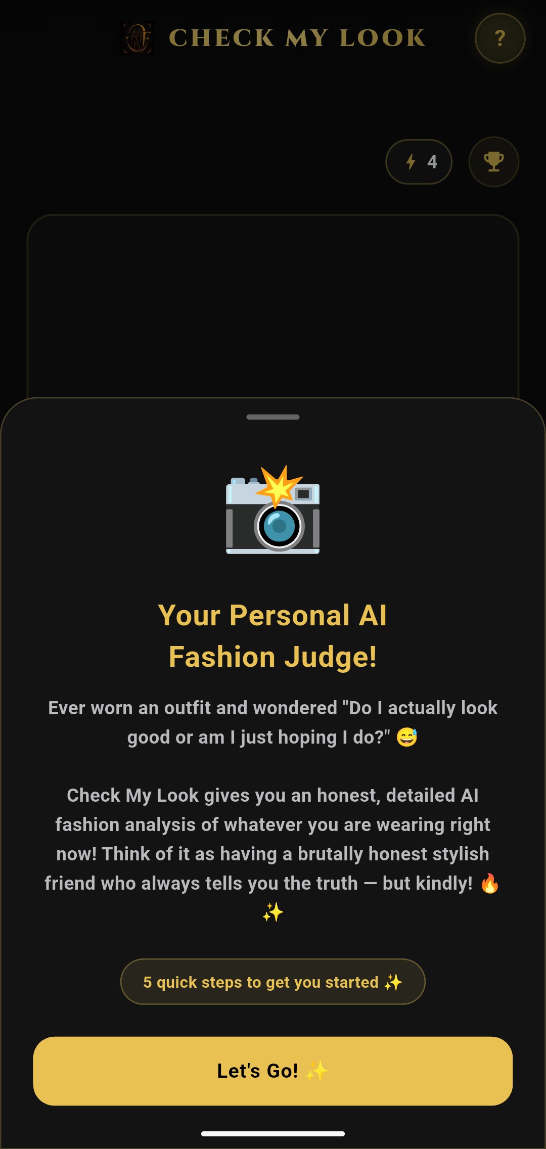 Outfique outfit maker screen
